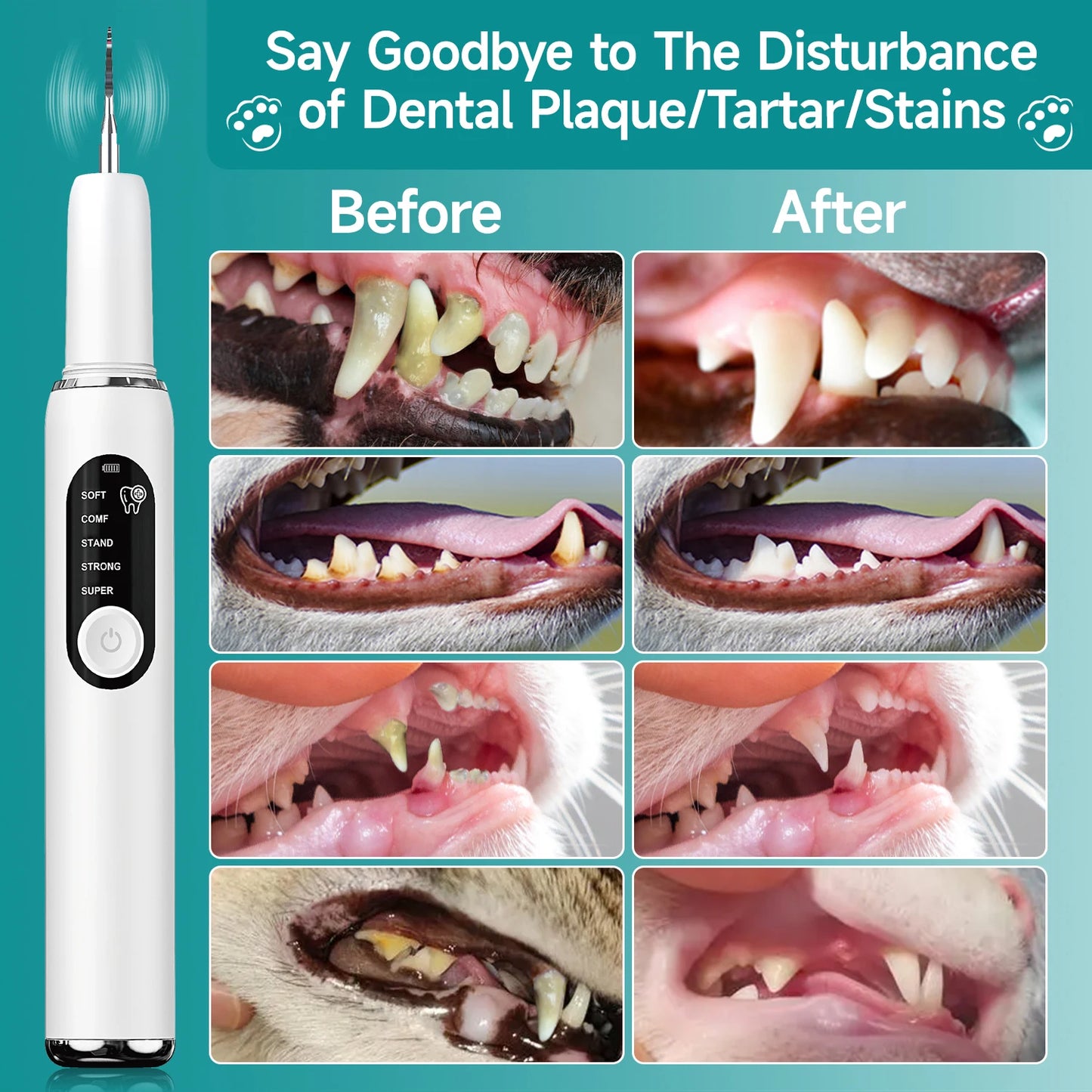 PawCleanse™ Ultrasonic Dental Cleaner