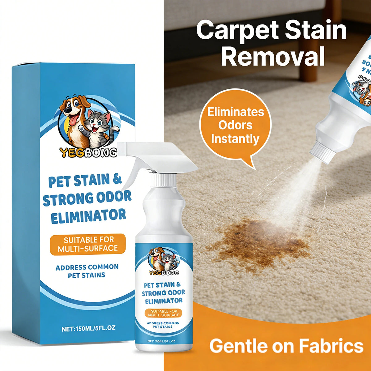 PawFresh™ Pet Stain & Odor Remover